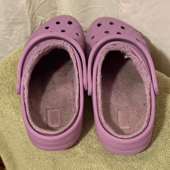 GUC Adult Crocs Classic Lined Clog Men Sz 8 Womens Sz 10   Lavender - Picture 3 of 7